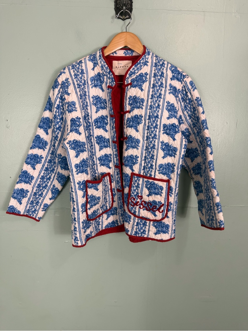Anthropologie Sissel Edelbo Jamille Jacket Quilted Tapestry Floral One Size